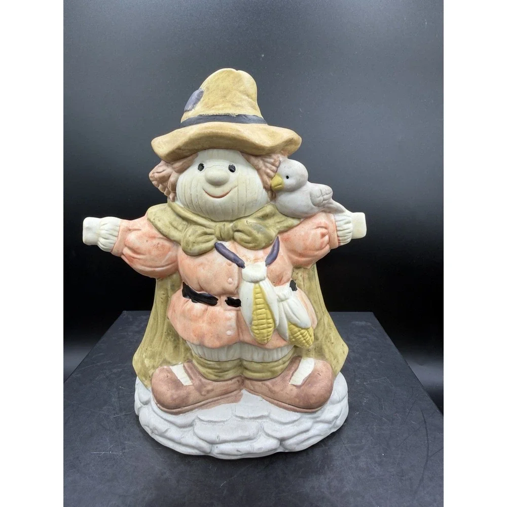 🎃 OCI Omnibus Scarecrow Votive Candle Holder – Vintage – UC ✨